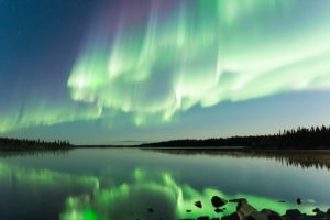 Hiroyuki Suzuki, Northern Lights With Reflection